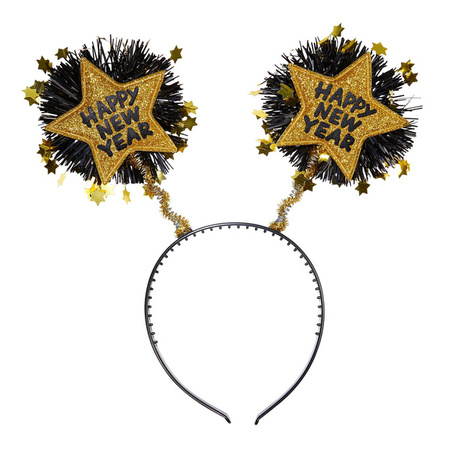 OPASKA SYLWESTROWA HAPPY NEW YEAR ZŁOTA