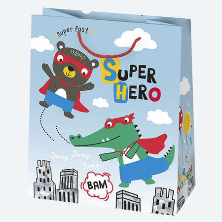 TOREBKA PREZENTOWA MIŚ 19X23X10,5 CM