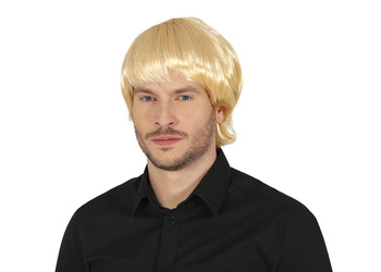 PERUKA MĘSKA BLOND LATA 70 80