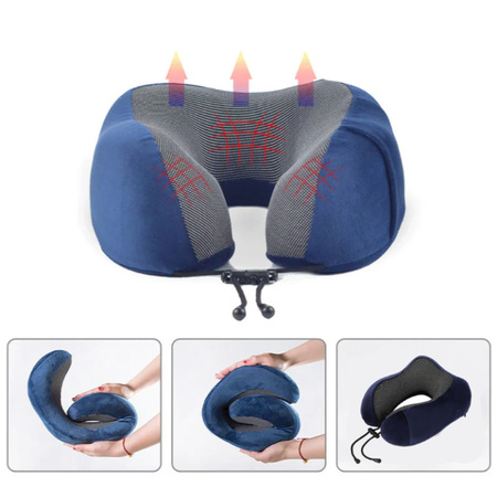 PODUSZKA PODRÓŻNA NA SZYJĘ Z PIANKI MEMORY