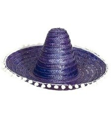 SOMBRERO 60CM GRANATOWE