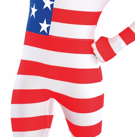 STRÓJ DRUGA SKÓRA FLAGA AMERYKI
