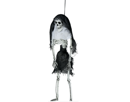 DEKORACJA SZKIELET ZAKONNICA 45 CM