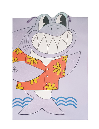 TORBA PREZENTOWA REKIN BROKATOWA 31X40X12 CM