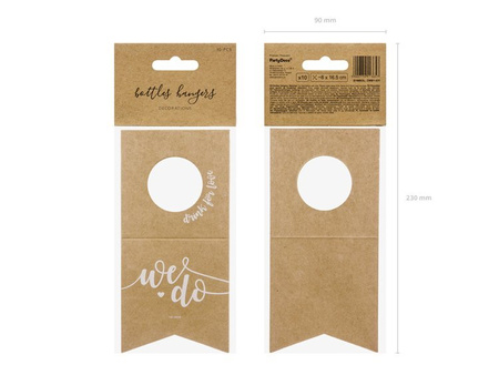 ZAWIESZKI NA BUTELKI WE DO 10 szt