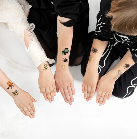 TATUAŻE ZMYWALNE HALLOWEEN MONSTERS 19 SZT.