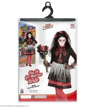 STRÓJ KOŚCIOTRUP Z WELONEM LOS MUERTOS