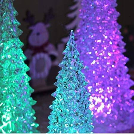 CHOINKA ŚWIECĄCA LED KOLOROWA 12 CM