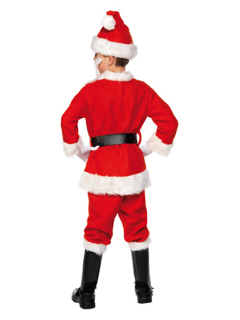 Deluxe Santa Costume & Beard, Red