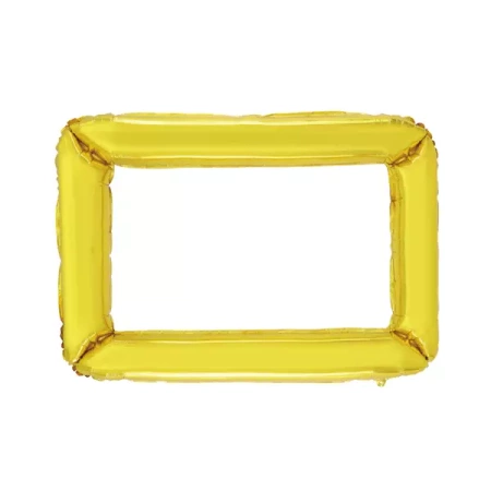 BALON FOLIOWY ZŁOTA RAMKA 72CM X 87 CM