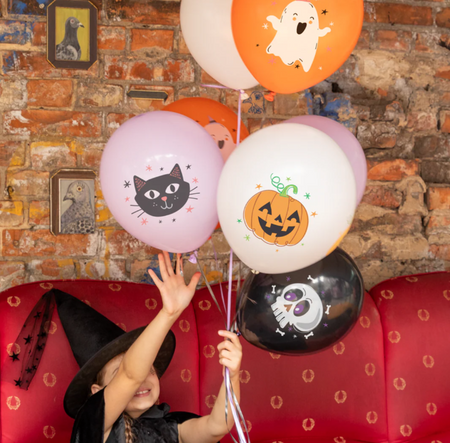 BALONY LATEKSOWE HALLOWEEN 30 CM 8 SZT