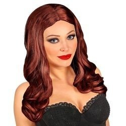 PERUKA BRĄZOWA ROXY WŁOSY DŁUGIE