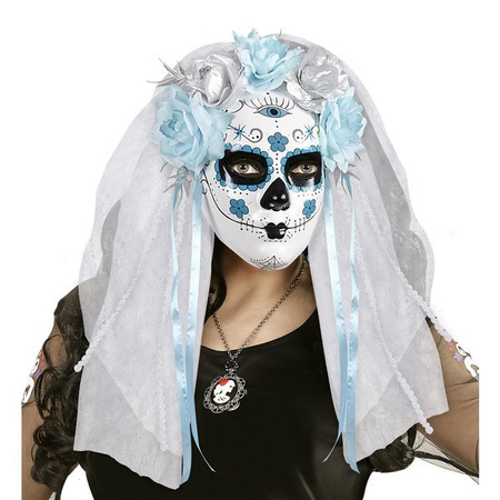 Maska Meksykańska z Welonem, styl meksykański