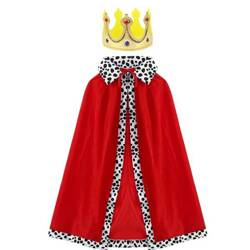 STRÓJ KRÓLA CZERWONY Z KORONĄ