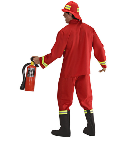 "FIREMAN" (coat, pants, boot covers, light-up helmet)