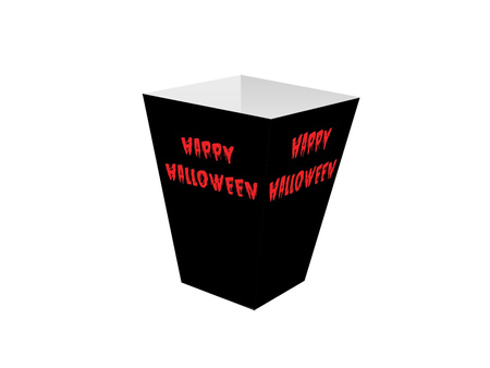 PUDEŁKA NA POPCORN KRWAWE HALLOWEEN 6 SZT