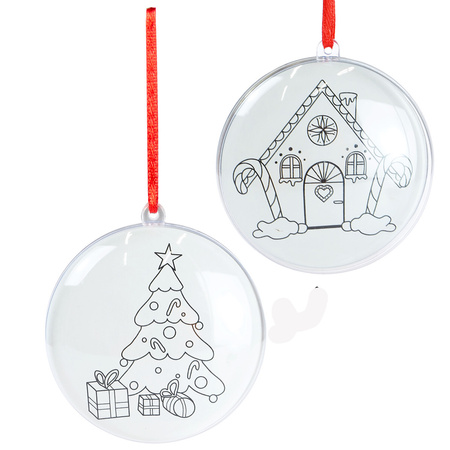 BOMBKA KOLOROWANKA PRZEZROCZYSTA ŚWIĘTA