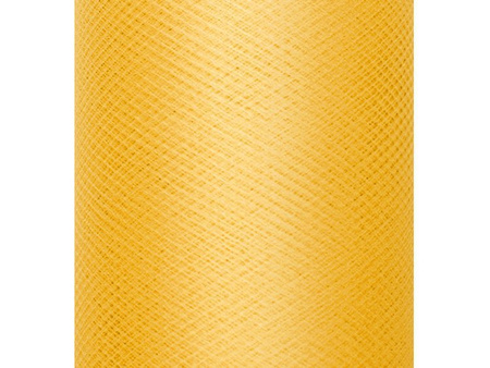 TIUL GŁADKI ŻÓŁTY 30 cm x 50 m