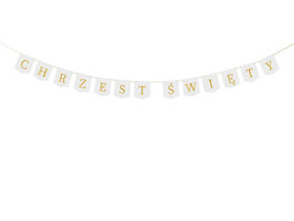 GIRLANDA BANER CHRZEST ŚWIĘTY 2M