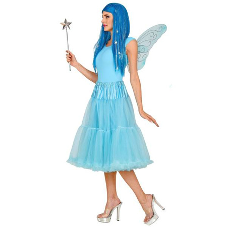 GONNA/SOTTOGONNA IN TULLE AZZURRA 65 cm