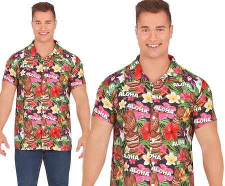 KOSZULA HAWAJSKA KWIATY ALOHA