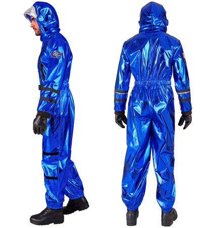 STRÓJ NIEBIESKI ASTRONAUTA MĘSKI