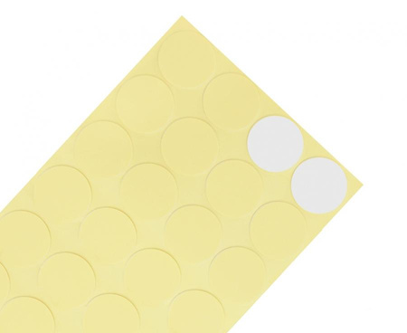 KROPKI KRĄŻKI KLEJOWE Z PIANKI 100 SZT.