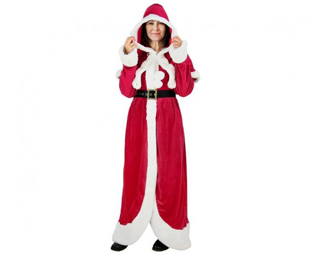 PŁASZCZ PANI MIKOŁAJOWEJ Z PELERYNKĄ