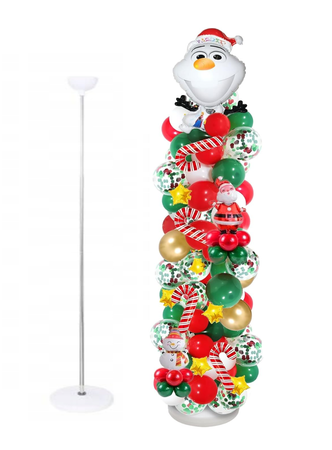 STOJAK DO BALONÓW BIAŁY 200 CM