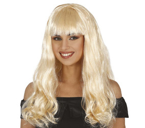 LONG BLONDE WIG WITH FRINGE