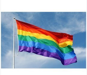 FLAGA TĘCZA 150 x 90 CM