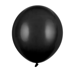 BALONY LATEKSOWE 43 CM PASTELOWY CZARNY 25 SZT