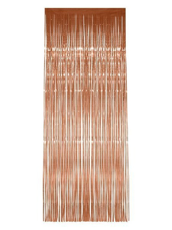 Shimmer Curtain, Rose Gold