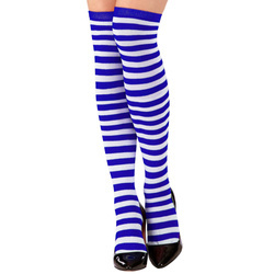 ZAKOLANÓWKI PASKI NIEBIESKO-BIAŁE MARYNARZ