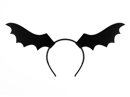 Opaska Nietoperz, czarny (1 karton / 40 szt.)