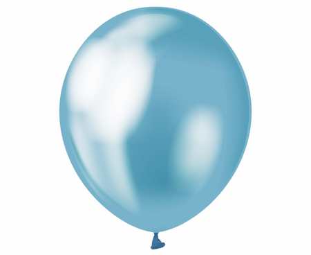 BALONY LATEKSOWE NIEBIESKIE METALIK