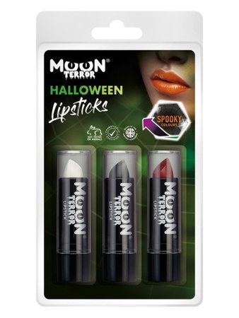 Zestaw pomadek w sztyfcie, halloween, make up