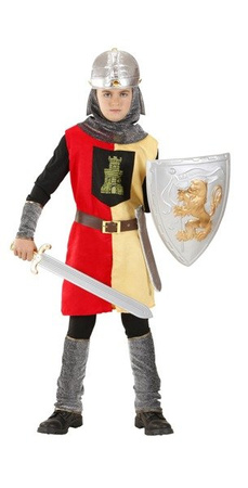 STRÓJ RYCERZ WALECZNY ŻÓŁ.-CZER.