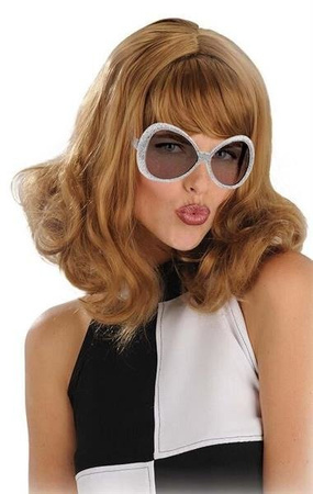 OKULARY MUCHY ZE SREBRNYM BROKATEM