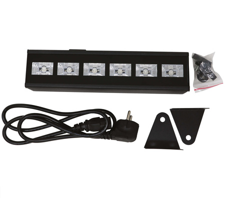 LAMPA ULTRAFIOLETOWA Z 6 ŻARÓWKAMI UV