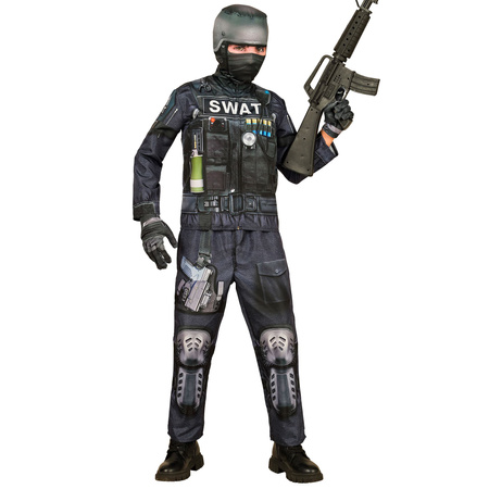 STRÓJ DZIECIĘCY SWAT POLICJANT 