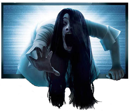 NAKLEJKA NA ŚCIANĘ DZIEWCZYNA DUCH 70 X 80 CM