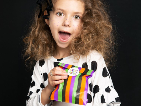 Torebki na słodycze Hocus Pocus (1 karton / 50 op.) (1 op. / 6 szt.)