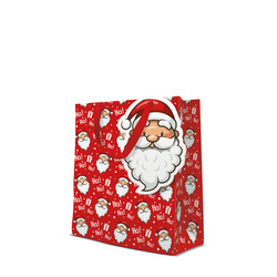 TORBA PREZENTOWA HO HO HO MIKOŁAJ 20x25x10