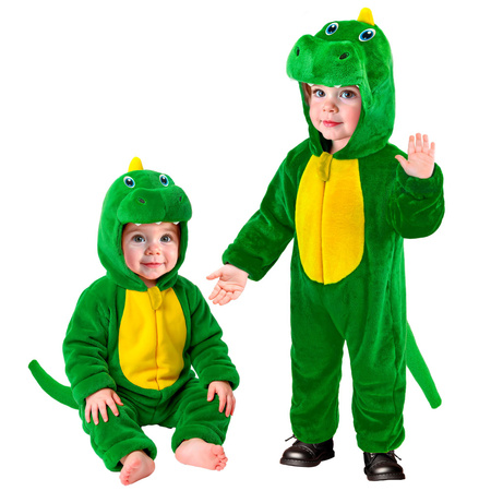 DINOSAURO MORBIDO VELLUTO (tuta con cappuccio)