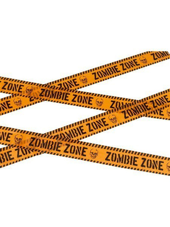 TAŚMA "ZOMBIE ZONE" 6M