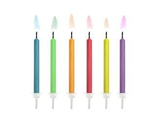 ŚWIECZKI KOLOROWE PŁOMIENIE MIX