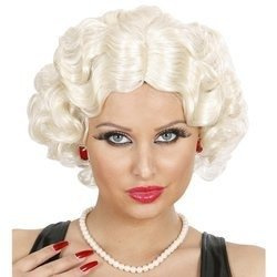 PERUKA DAMSKA BLOND RETRO