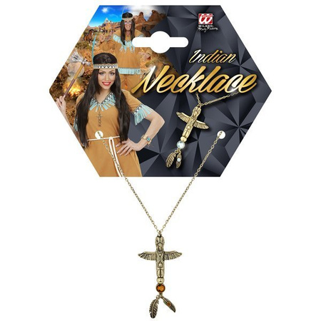 NASZYJNIK INDIAŃSKI TOTEM