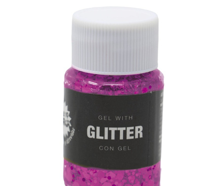 ŻEL Z BROKATEM FUKSJA 20 G 